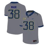 Men's West Virginia Mountaineers NCAA #38 Devan Wade Gray Authentic Nike 2019 Stitched College Football Jersey ZE15D61WH